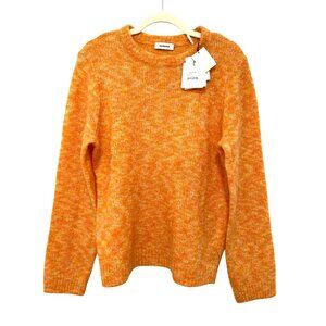 New Sandro $490 Melon Space Dye Sweater Mohair